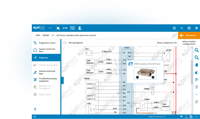 Jaltest Universaldiagnose - Lastebil - software 3