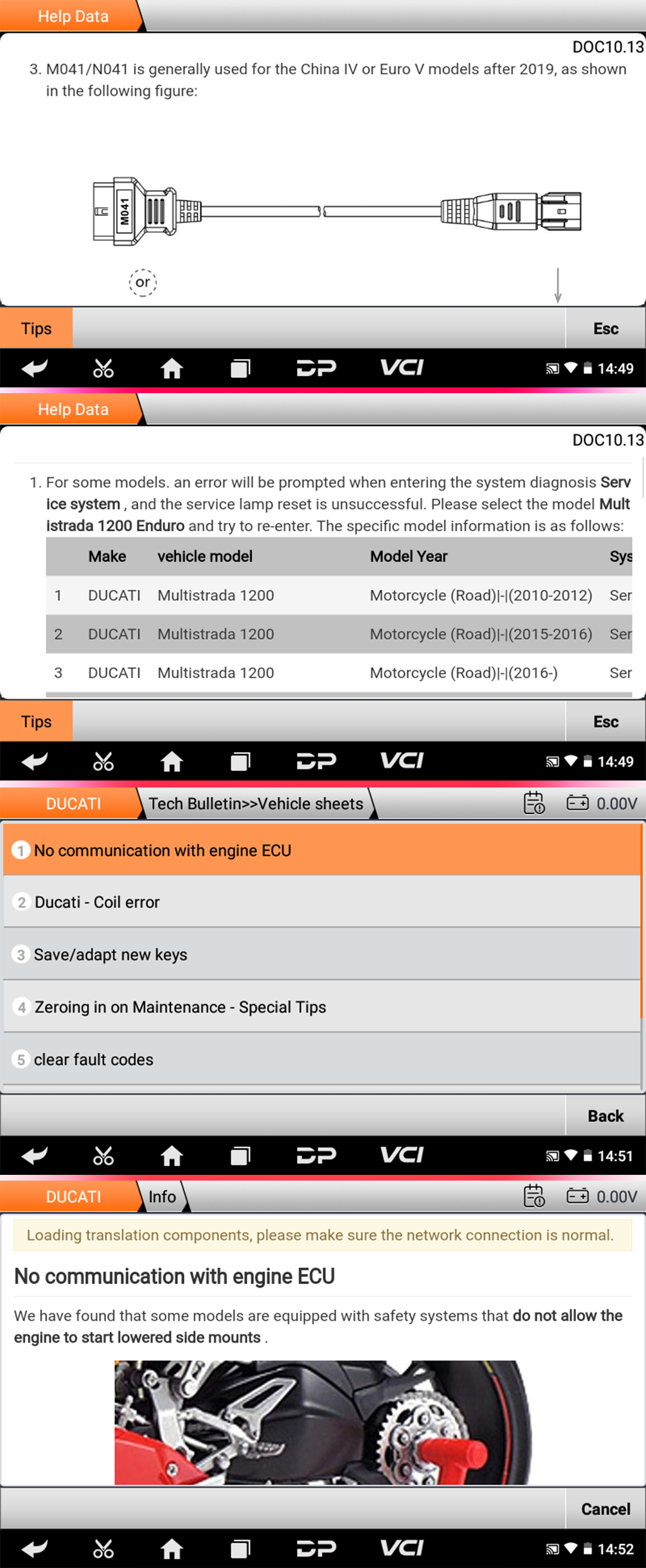 MyCartech - OBDSTAR ISCAN DUCATI - Detaljer 2