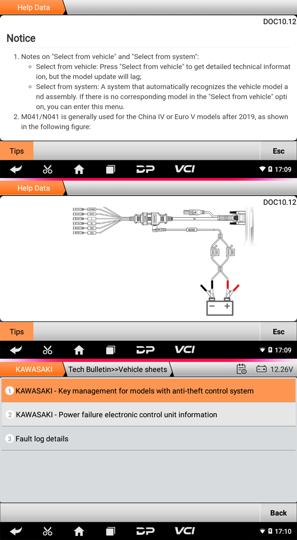 MyCartech - OBDSTAR ISCAN KAWASAKI - Detaljer 2