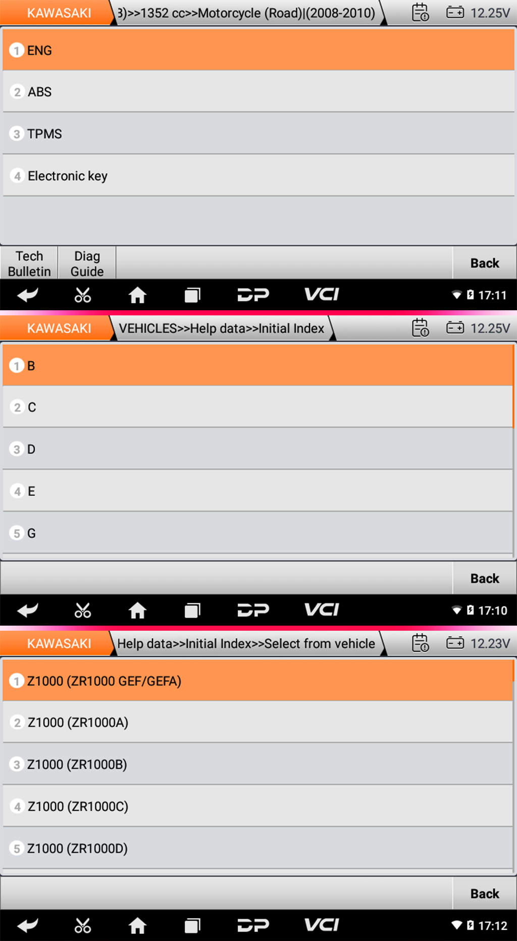 MyCartech - OBDSTAR ISCAN KAWASAKI - Detaljer 3