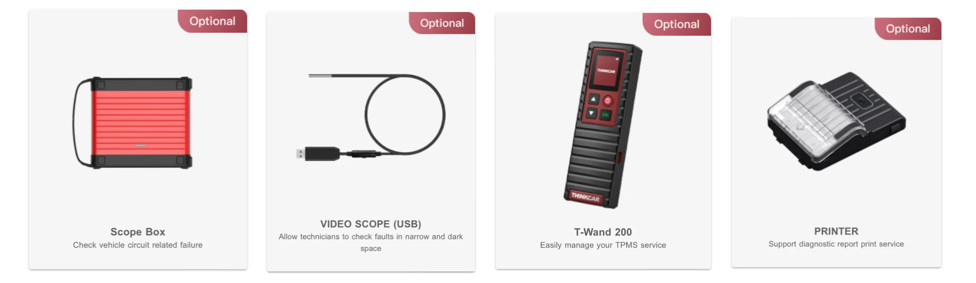 MyCartech - THINKCAR THINKTOOL T77 - Extensive modules